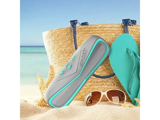 Vista Slinky Waterproof Bluetooth Speaker Sports Edition - Neon Blue