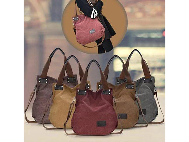 Vista Gypsy Soul Canvas Hand Bag - Brown