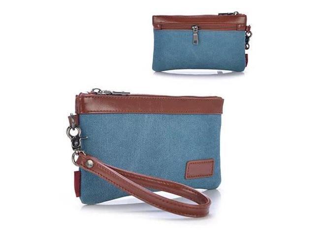 Vista This & That Clutch and Wrist let 2 in 1 Purse - Aqua Blue