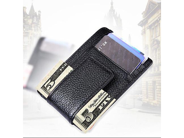 Vista Money Clip with RFID Safe Wallet - Black