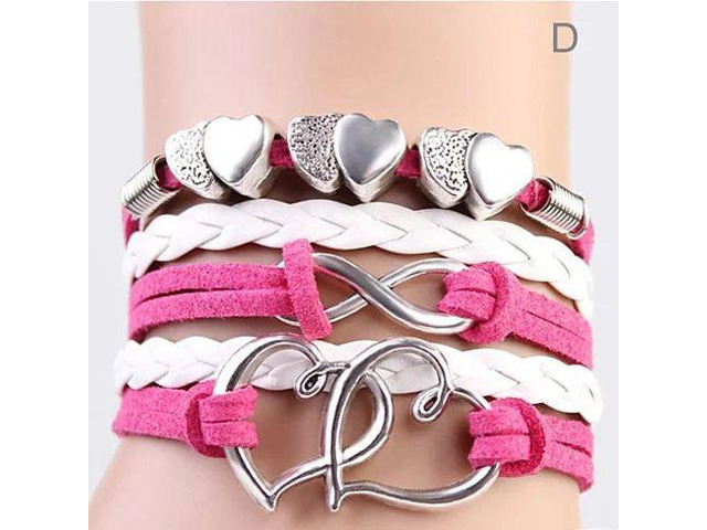 Vista Lamore The Love and Affection Bracelets - Hot Pink