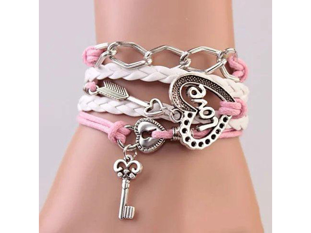 Vista Lamore The Love and Affection Bracelets - Pink