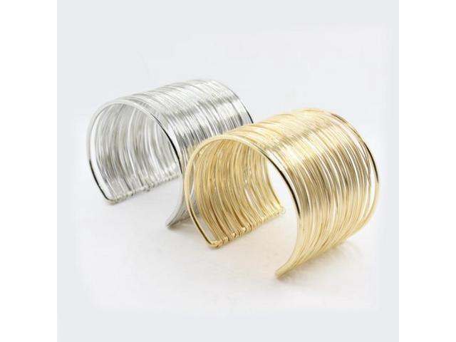 Vista Gala Time Party Bracelets In 18 Kt Gold Plating And 925 SS Plating - Silver