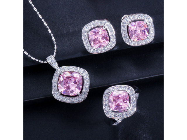Vista Festive Fashion 4pc Princess Signature Jewelry Set - BLUE TOPAZ