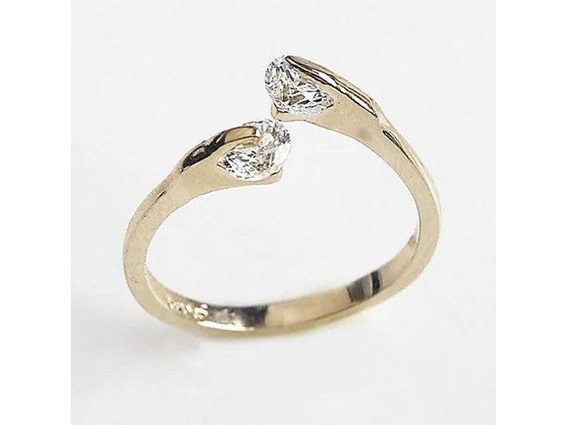 Vista Match Made in Heaven Rings in Rose Gold and Pink Diamond Crystals - Rose Gold