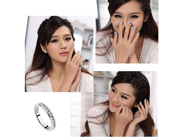 Vista Sonoma Ring Eternity Wedding Band - Silver