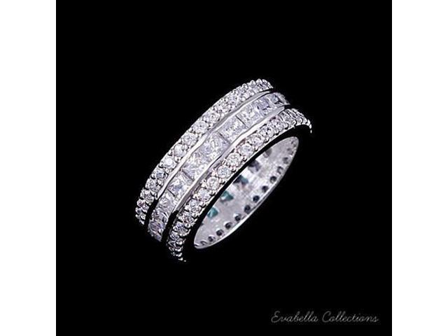 Vista LUMINA Pure & Pink Banquet Rings - Crystal Clear Stones
