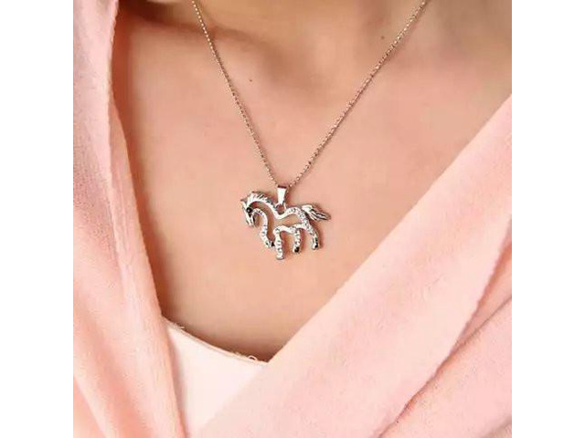 Vista UNICORN Faith And Trust Necklace - Silver
