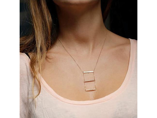 Vista Lead To Succeed Necklace - Yellow Gold Plated