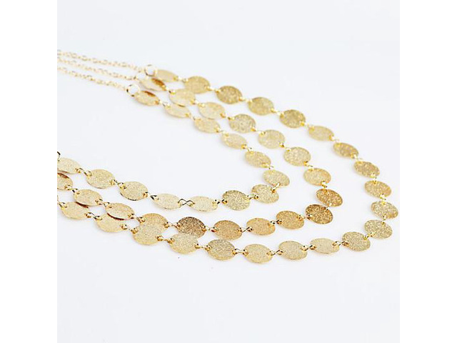 Vista Sweet Glow Triple Strand Necklace - Gold