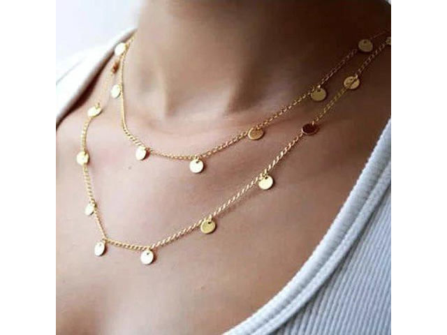 Vista Shimmer Shimmer Long Necklace - Gold