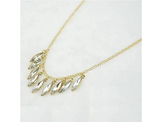 Vista Marla Marquis Crystal Necklace - Gold