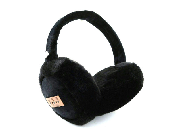 Vista Fuzzy Wuzzy Bluetooth Headphones - Black