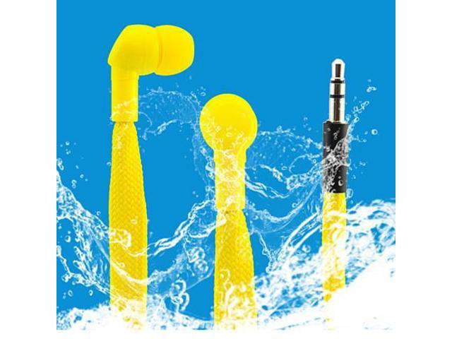 Vista Shoe Lace Water Proof Earphones - Yellow