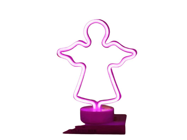 Vista Tropical Nights Neon Deco Lights With Remote Control - Pink