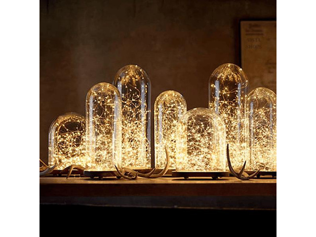 Vista Sheeny Shiny 40 Mini Fiery LED Lights In 2 Packs Of 20 - Clear