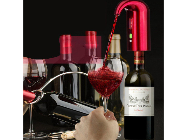 Vista Wine On Tap Wine Oxygenator For Smoother Taste - RED