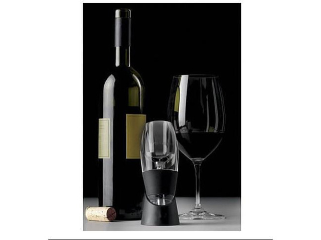 Vista Wine Aerator by the Glass - Black