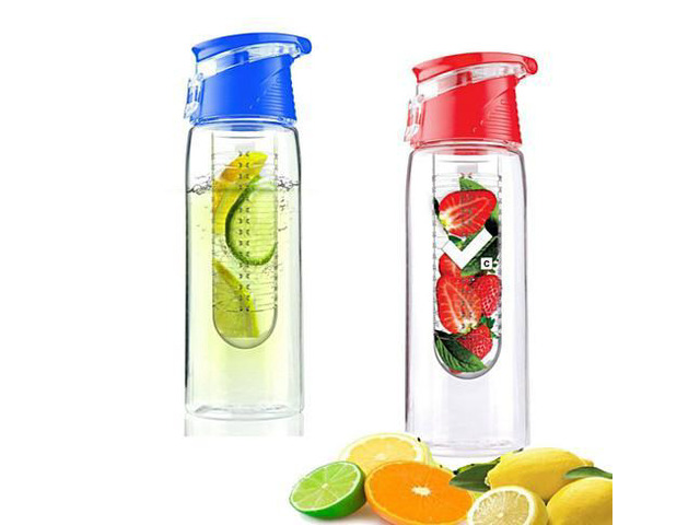 Vista Fruit Cola Bottle a Fruit Infuser Drink Bottle - Blue