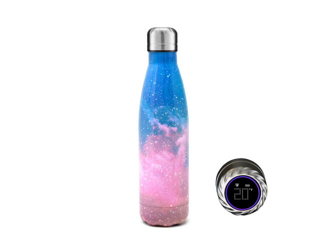 Vista Aquaala UV Water Bottle With Temp Cap - SPACE # 12