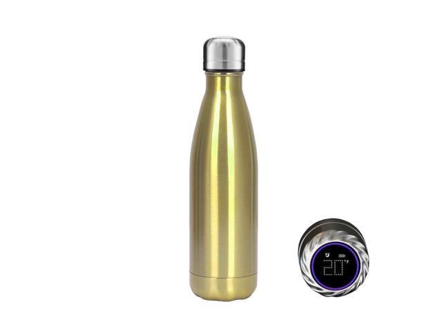 Vista Aquaala UV Water Bottle With Temp Cap - GOLD # 5