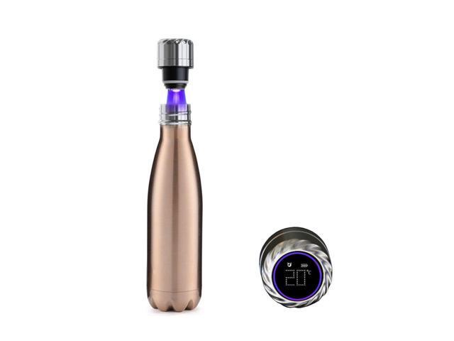 Vista Aquaala UV Water Bottle With Temp Cap - ROSE GOLD # 10