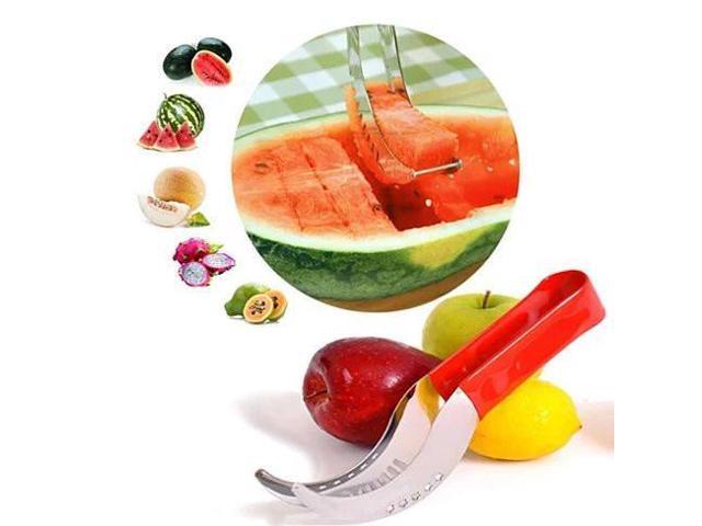 Vista WOWZY RED/STELL Watermelon or any Melon Slicer and Cake With Mellon Baller And Fruit Carver - Red