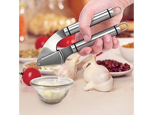 Vista Garlic Press PRO For Good Health - Silver