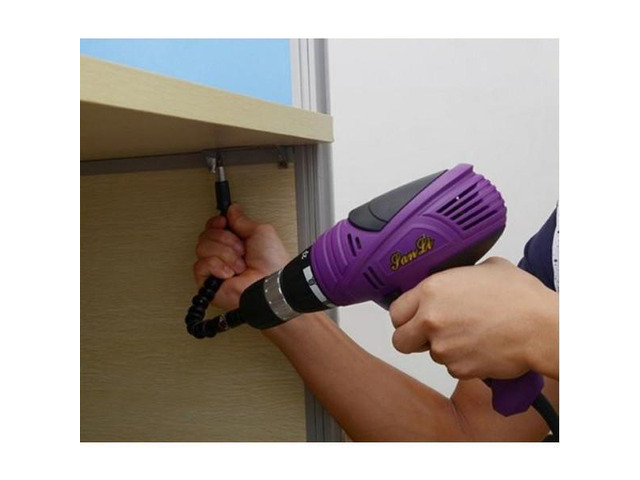 Vista Flex Drill Adapter A Handyman's 2Pc Tool - Purple