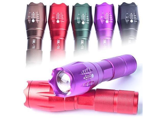 Vista Grab-N-Go Zoomable Focusing Flashlight In 5 Colors - Purple