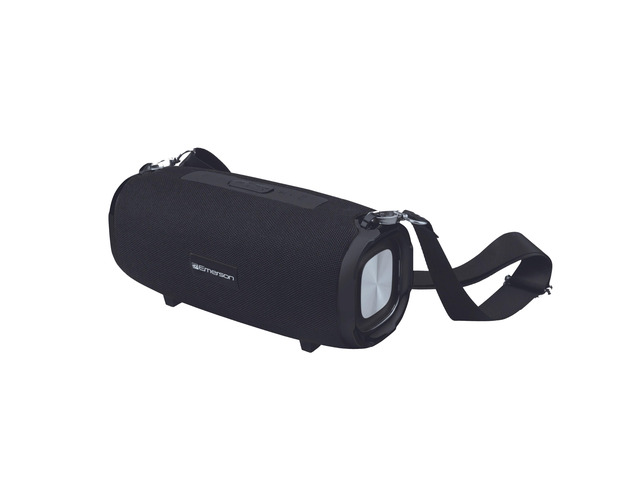 Emmerson Portable Bluetooth Speaker with Carrying Strap - Black