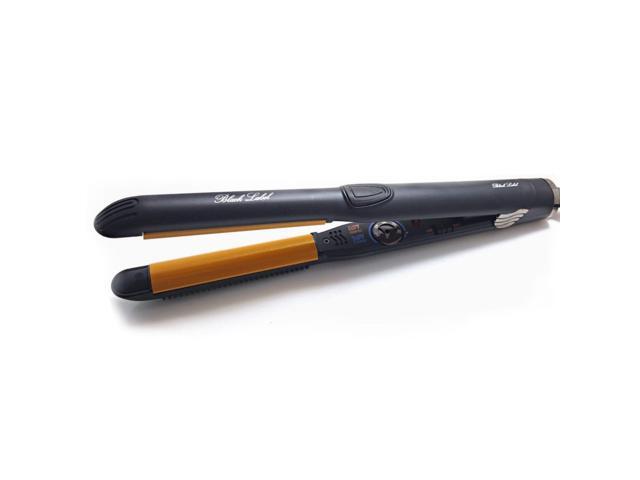ISO Beauty Black Label Professional Round 1' Infrared & Nano Tech Solid Ceramic Flat Iron - Black