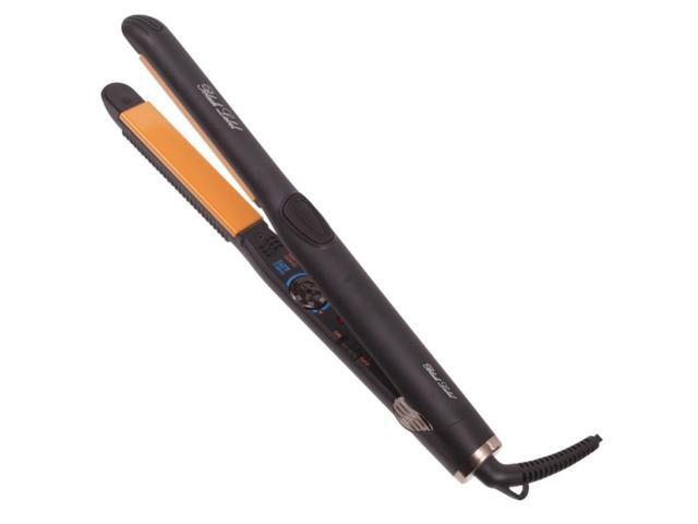 ISO Beauty Black Label Professional 1' Infrared & Nano Tech Solid Ceramic Flat Iron - Black
