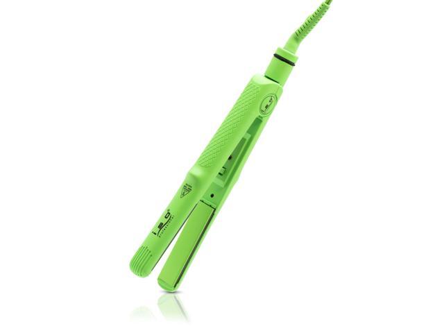 ISO Beauty Turbo Silk 1' Titanium-Plated Single Pass Flat Iron - Green
