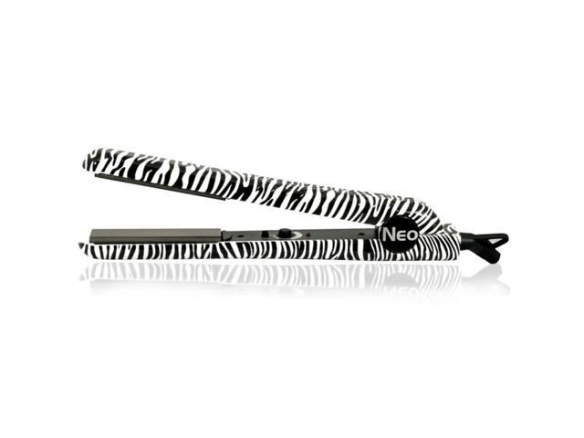 NEO Choice SpectrumPro 1' Ceramic Ionic Technology Single Pass Flat Iron - White Zebra