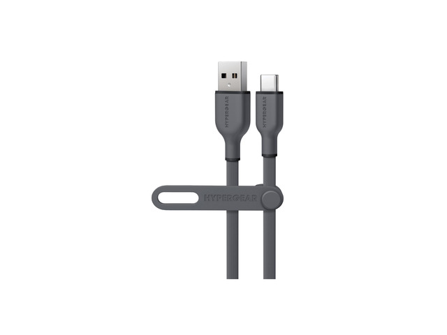 HyperGear Flexi PRO USB to USB-C Cable 10ft - Gray