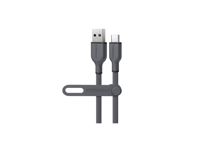 HyperGear Flexi PRO USB to USB-C Cable 4ft - Gray