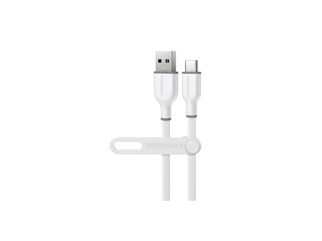 HyperGear Flexi PRO USB to USB-C Cable 4ft - White