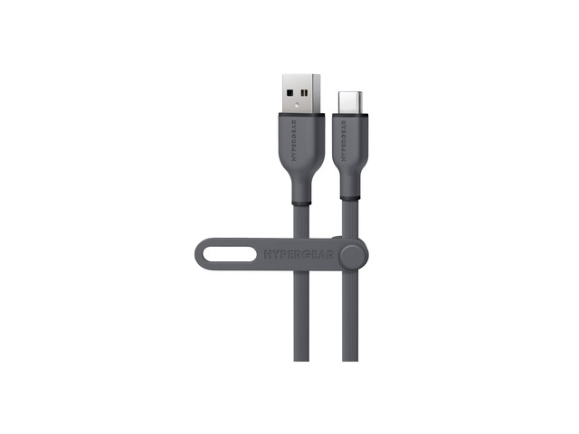 HyperGear Flexi PRO USB to USB-C Cable 6ft - Gray