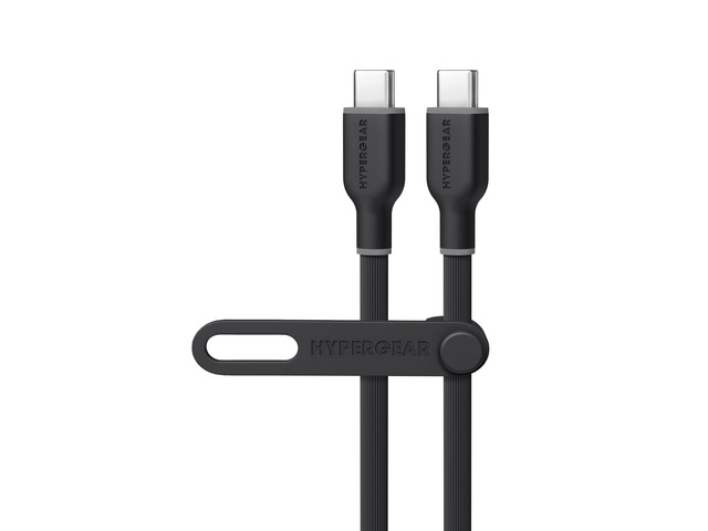 HyperGear Flexi PRO USB-C to USB-C Cable 10ft - Black