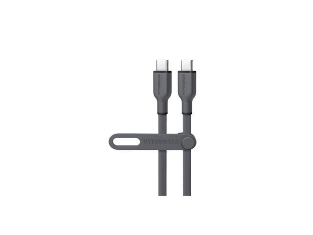 HyperGear Flexi PRO USB-C to USB-C Cable 10ft - Gray