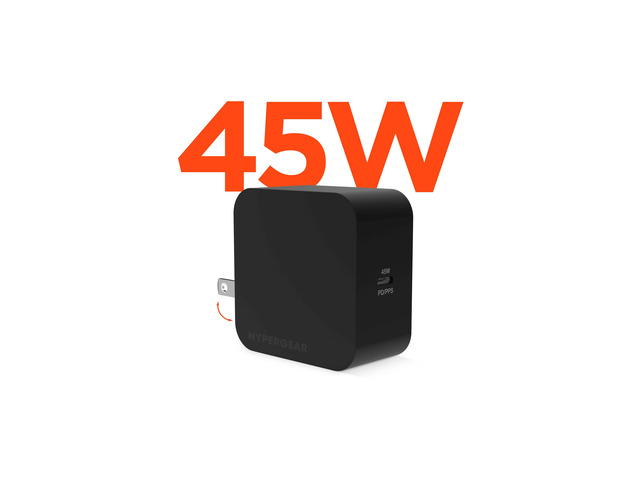 HyperGear PD45W USB-C Wall Charger - Black