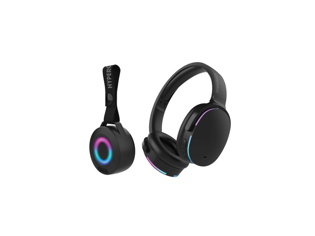 HyperGear Audio Essentials Headphones and Speaker Duo - Black