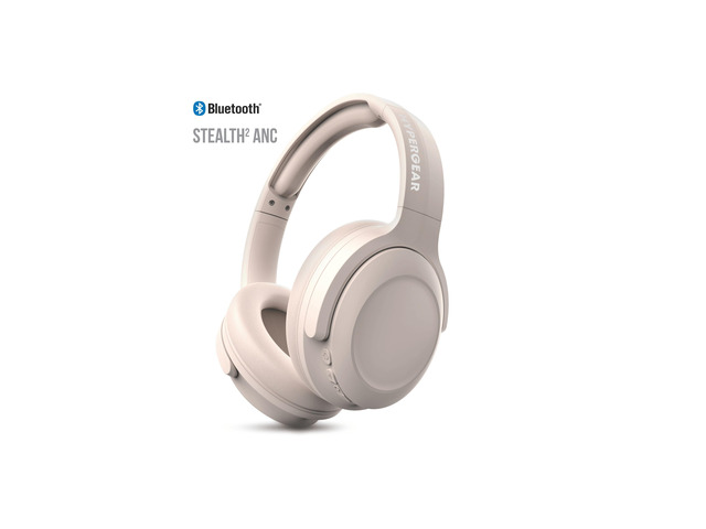 HyperGear Stealth2 ANC Wireless Headphones Bone - Bone