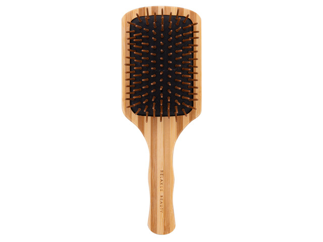 Relaxus Beauty Deluxe Bamboo 3.75' Paddle Hair Brush - 2-Tone