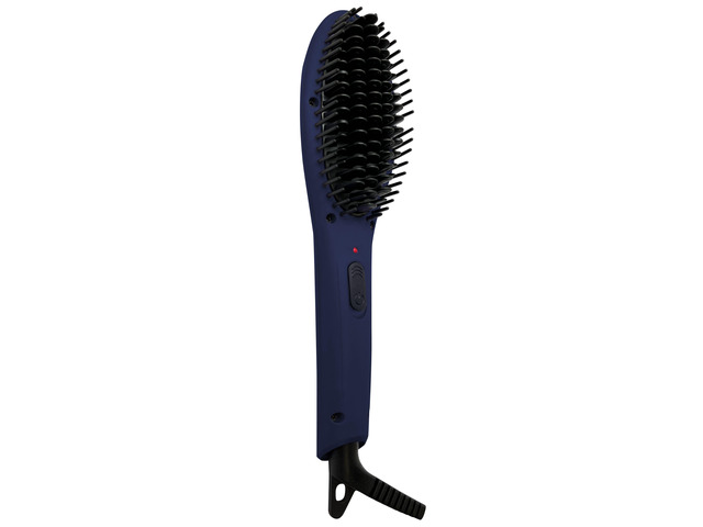 Relaxus Beauty Brush Out Mini Ceramic Straightening Ionic Hair Brush - Oxford Blue