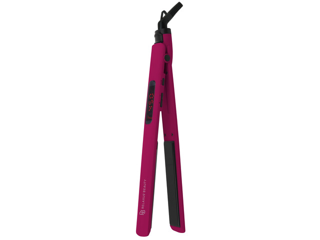 Relaxus Beauty Straighten Out Ultra Slim 1' Digital Ceramic Hair Straightener - Viva Magenta