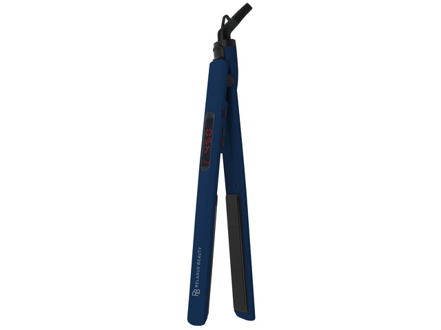 Relaxus Beauty Straighten Out Ultra Slim 1' Digital Ceramic Hair Straightener - Oxford Blue