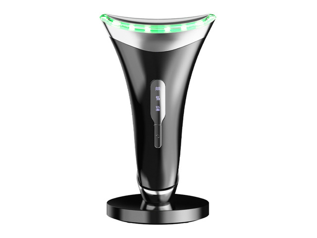 VYSN LuminaLift Mini U-Shaped LED Light Facial & Neck Lifting Anti-Aging Device - Black
