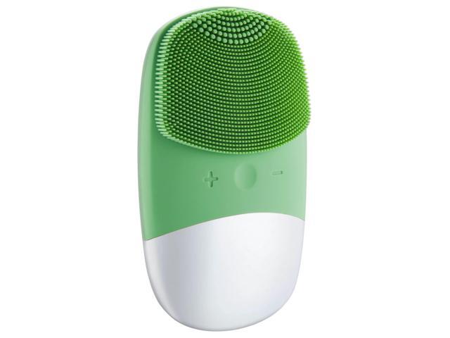 Vista PureGlow Silicone Face Scrubber Deep Clean & Exfoliate - Green